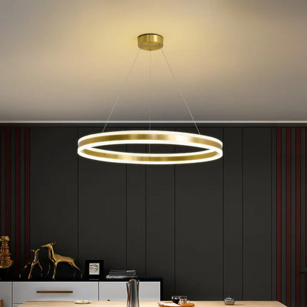 Lustre circulaire LED à intensité variable pour intérieur — LZ4N7Q2