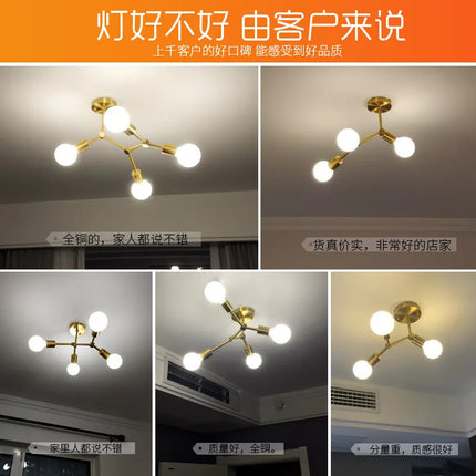 Plafonnier lumineux au design élégant pour décoration intérieure moderne — LZ4X9T2