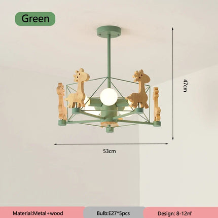 Plafonnier suspension enfant en bois forme étoile et diamant E27 — LZ4X9Q2J