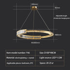 Diamètre 100 cm / Corps couleur or / Neutrak PAS faible