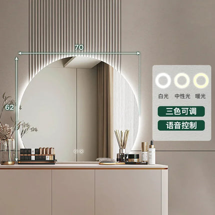 Miroir de maquillage avec applique murale créative — LZ4X9J