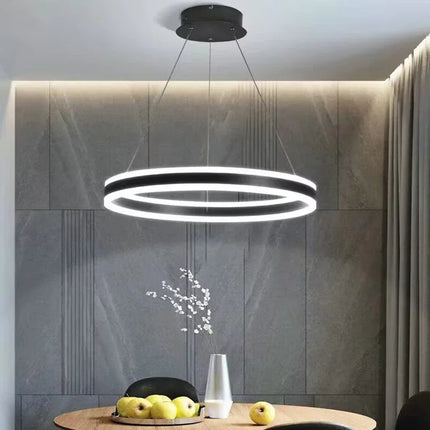 Lustre LED suspendu moderne réglable pour décoration intérieure — LZ4X9T