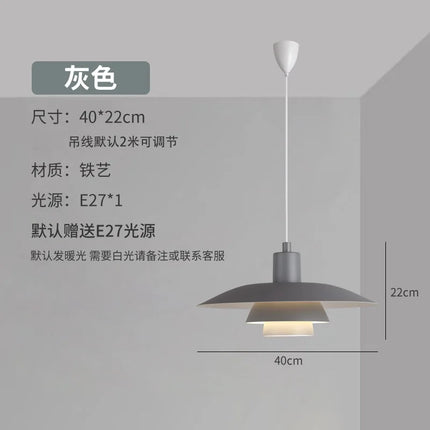 Lustre danois créatif en forme de soucoupe volante pour café et restaurant — LZ4X9M