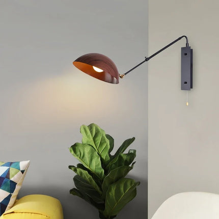 Applique murale LED nordique rétro à bras long design moderne — LZ4N7Q2