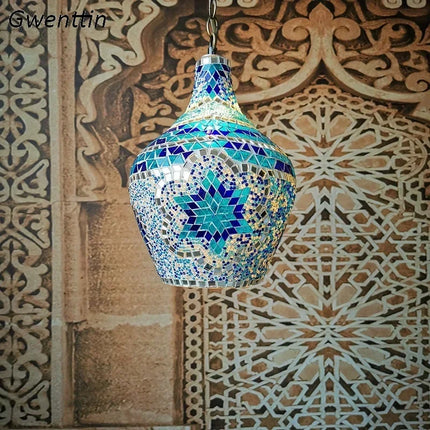 Lustre vase d'art bohème pour décoration intérieure artisanale — LZ4X9Q2