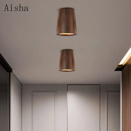Plafonnier nordique en frêne pour décoration originale — LZ4P9XQ