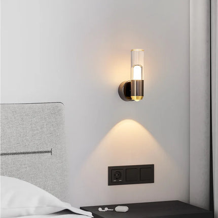 Applique murale mini en acrylique transparent style luminaire — LZ4X9T2