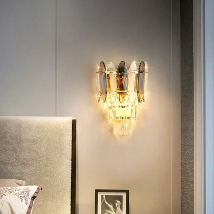 Applique murale nordique en cristal au design moderne décoratif — LZ4JX9Q