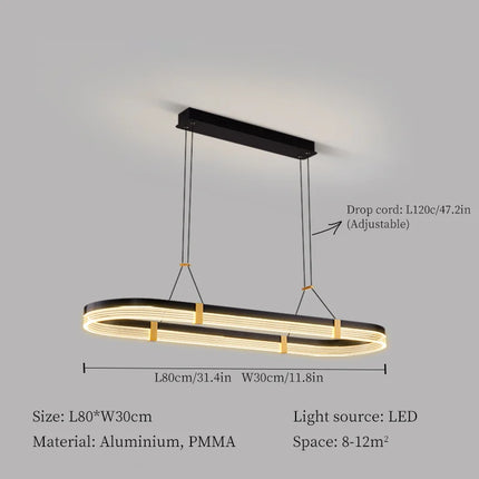 Suspension LED moderne pour décoration intérieure élégante — LZ4X9P2Q