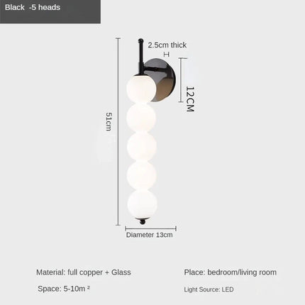 Applique murale en cuivre au design moderne pour décoration intérieure — LZ4X9T2