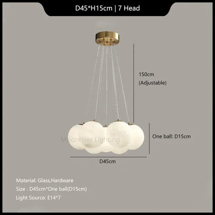 Suspension moderne minimaliste style français Haricot Magique — LZ4X9P