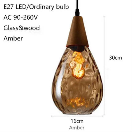 Suspension en verre au design moderne pour décoration intérieure — LZ4X9P