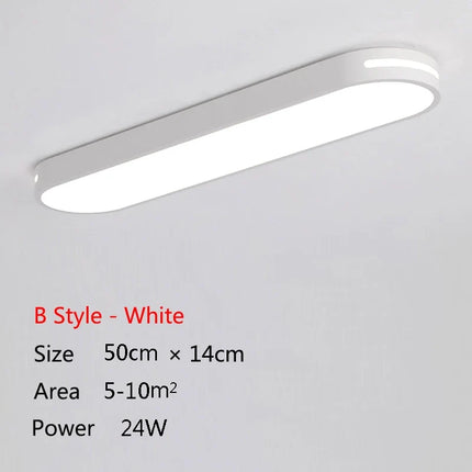 Plafonnier LED moderne pour balcons, couloirs, chambres et cuisine — LZ4X9P2