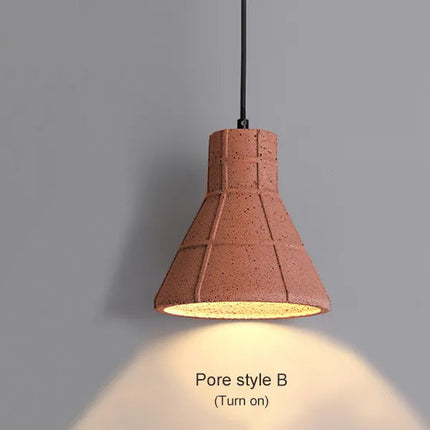 Suspension industrielle au design créatif orange — LZ4X9M