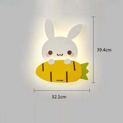 Applique murale LED enfants motifs baleine, lapin et dinosaure — LZ4X9T2