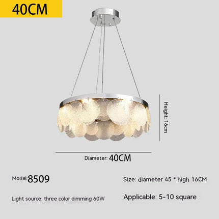 Lustre suspension moderne en cristal avec câble réglable E14 — LZ4P9XJ