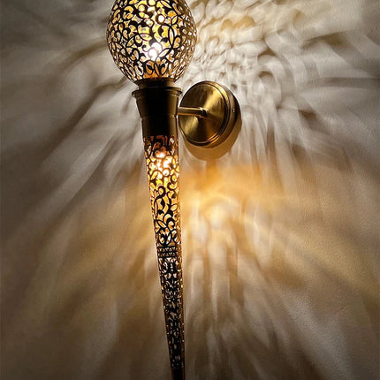 Applique murale marocaine sculptée à LED pour intérieur — LZ4X9Q2