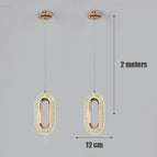 Ovale or 1 paire / Lumière chaude