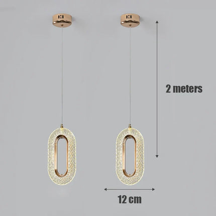 lustre led nordique décoration intérieure suspension