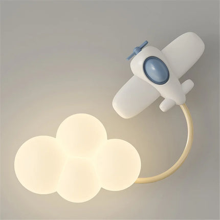 Applique murale LED avion décorative et ludique pour enfants — LZ4QJ7