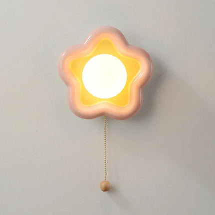 Applique murale en céramique à fleurs pour chambre enfant — LZ4P9XJ
