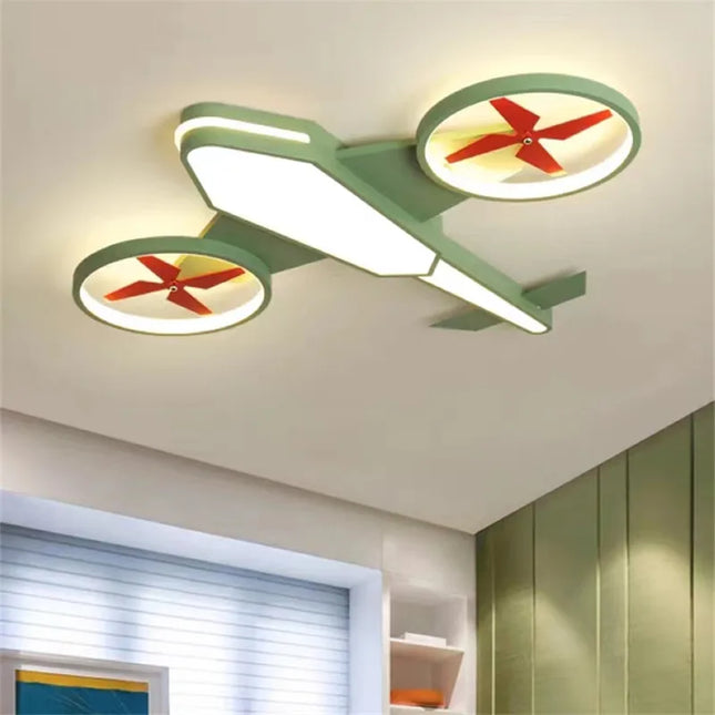 Plafonnier avion nordique dimmable pour chambre d’enfants — LZ4X9P2