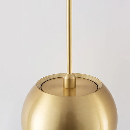 Suspension lustre cuivre simple avec spot lumineux d’ambiance — LZ4X9T2