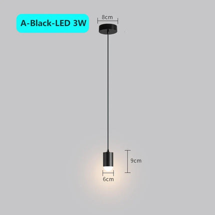 Suspension LED tube long design moderne pour intérieur luxe — LZ4X7Q9
