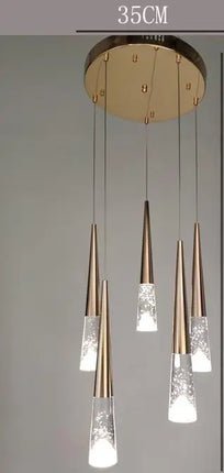 Suspension élégante en cristal pour éclairage intérieur moderne — LZQ7F2