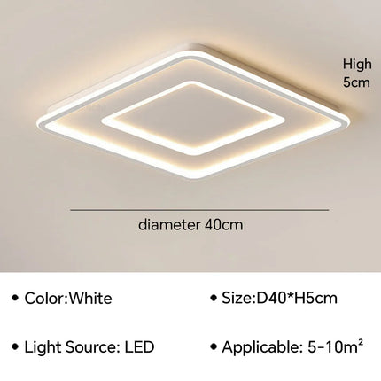 Plafonnier LED moderne pour une décoration intérieure lumineuse — LZ4X9P