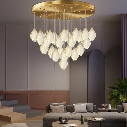 Lustre suspension nordique au design créatif pour intérieur moderne — LZ4X9P