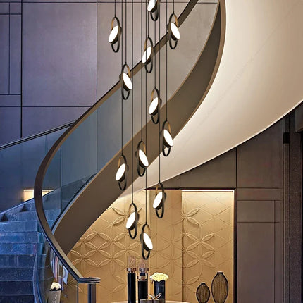 Suspension luminaire en anneau ovale design — LZ4P9XQ