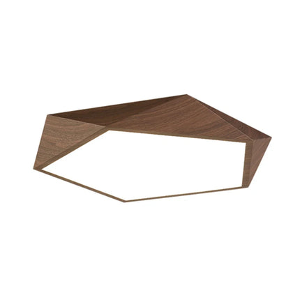 Plafonnier décoratif géométrique en métal et acrylique pour chambre et salle à manger — LZ4X9T