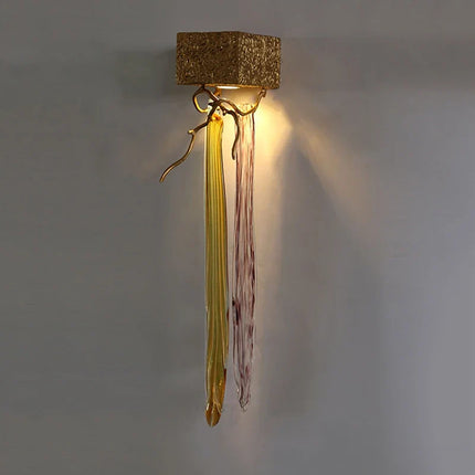 Applique murale moderne en cristal et cuivre pour intérieur — LZ4X9T2