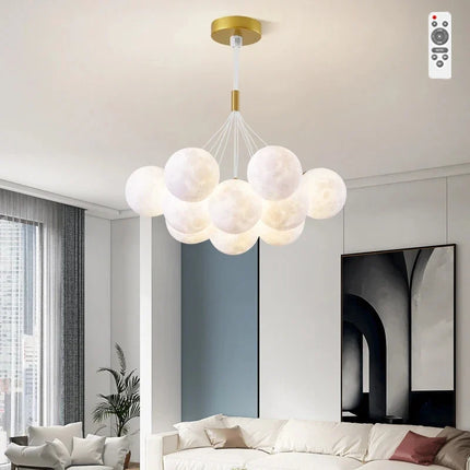 Lustre suspension moderne à bulles avec télécommande pour enfants — LZ4N8Q2