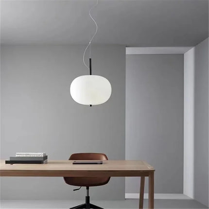 Lustre suspension LED en verre style nordique pour décoration — LZ4X9P