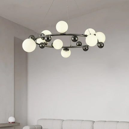 Suspension nordique en métal et verre pour intérieur — LZ4X9T