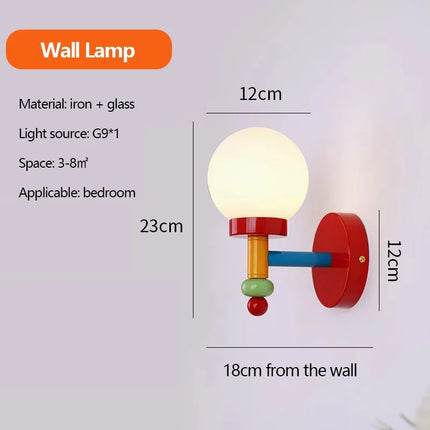 Lustre LED macaron décoratif pour chambre enfants — LZ4J9X