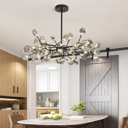 Lustre décoratif feuilles de pissenlit pour intérieur élégant — LZ4G7X2