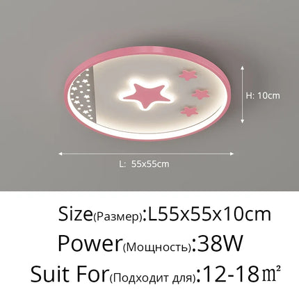 Lustre nordique lumineux style dessin animé pour enfants — LZ4X9J