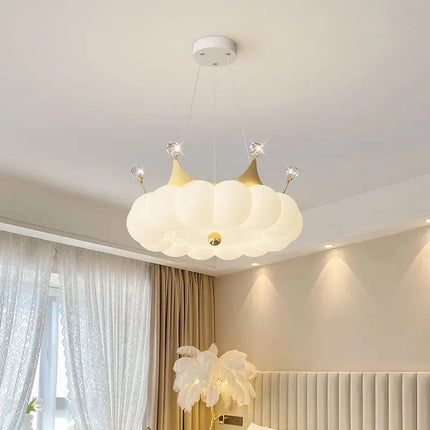 Lustre LED moderne à suspension couronne avec télécommande optionnelle — LZ4X9P