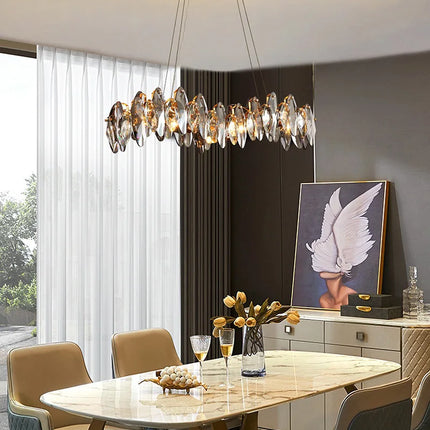 Lustre vintage art déco en cristal pour intérieur — LZ4X9P