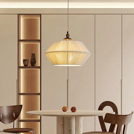 Suspension en bois et corde de chanvre pour ambiance chaleureuse — LZ4X9T