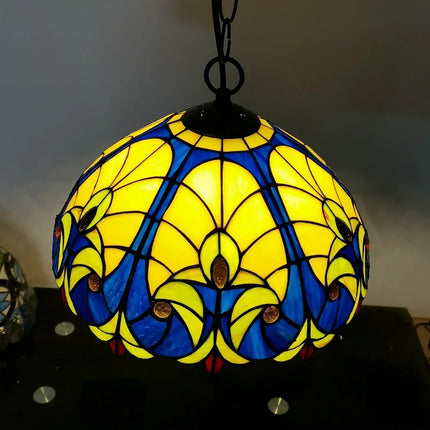 Lustre suspension en verre rétro style nordique pour café — LZ4X9P