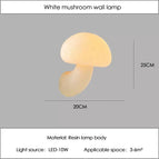 Champignon / Applique d'intérieur / Lumière chaude