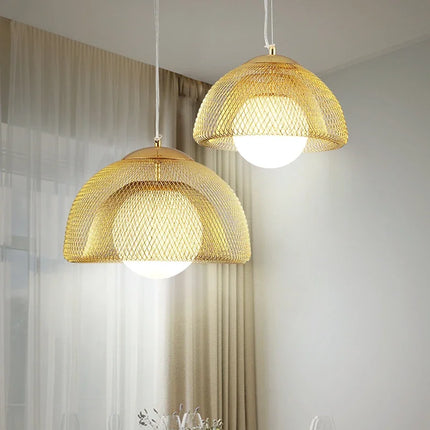 Suspension double en fer au design nordique moderne — LZ4P9XJ