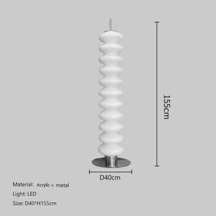 Lampadaire moderne au design épuré pour séjour — LZ4X9J