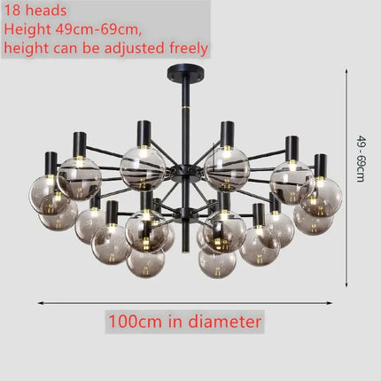 Suspension LED vintage moderne pour cuisine et salon — LZ4X9T2