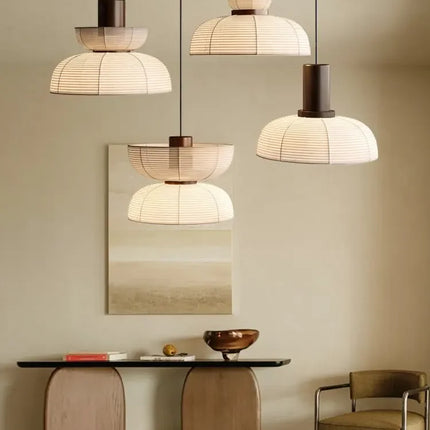 Plafonnier en tissu style wabi sabi pour ambiance japonaise — LZ4X9T1