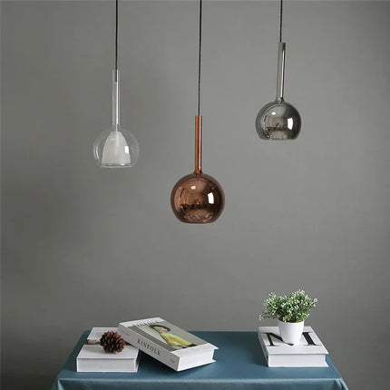 Suspension en verre au design nordique moderne pour éclairage décoratif — LZ4M9X2